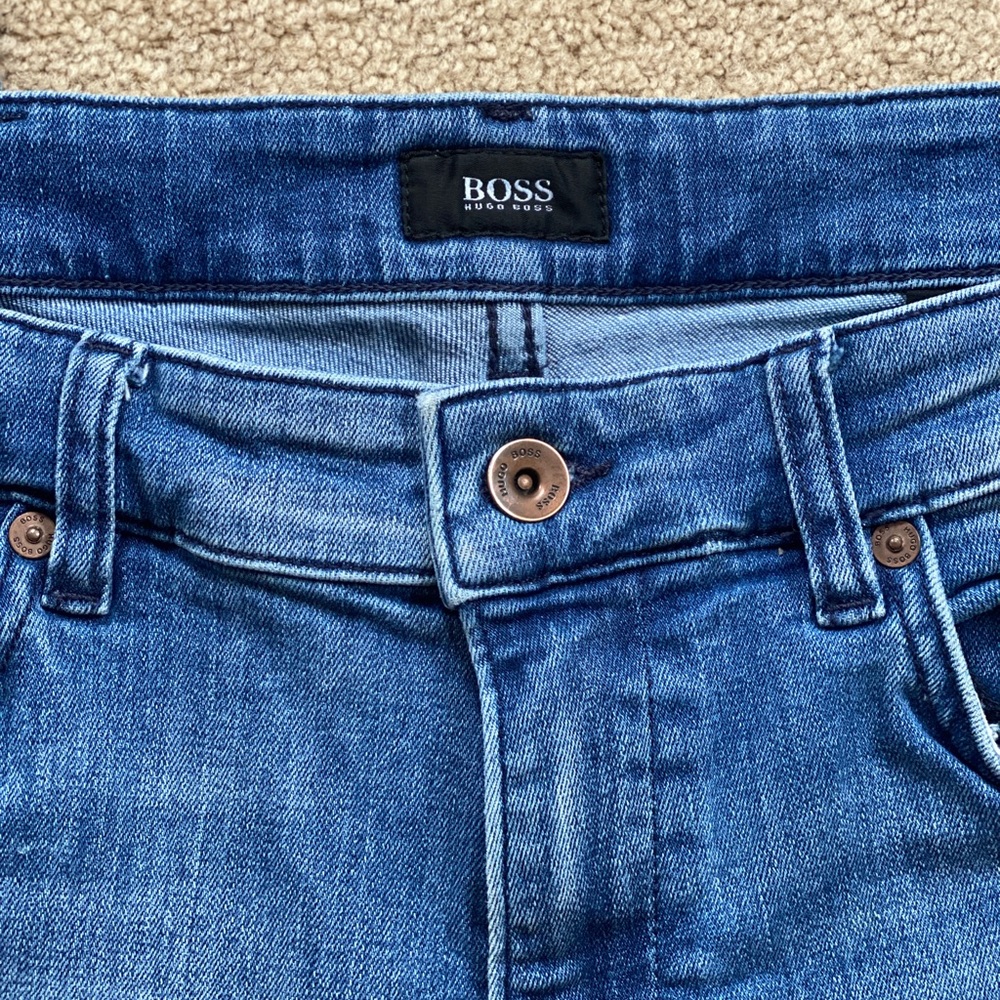 Hugo Boss Mens Jeans Blue 34/34